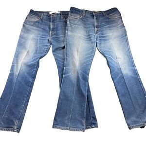Vtg‎ Levi's 517 Jeans Lot 2 Pair Mens 36x30 Boot Cut Denim Y2K